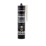ADHESIVO SELLADOR MONOCOMPONENTE FIJA+PLUS. MS POLYMER. MARRÓN. INTERIOR Y EXTERIOR. PINTABLE. 290 ML - QUIADSA