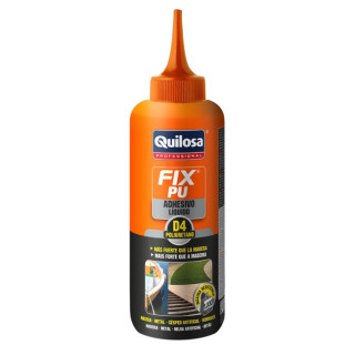 ADHESIVO DE POLIURETANO MONOCOMPONENTE D4 MULTIFIX PU LÍQUIDO. LÍQUIDO. BOTELLA CON BOQUILLA DOSIFICADORA FINA. 850 G -