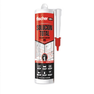 ADHESIVO SELLADOR. POLÍMERO MS. MONOCOMPONENTE. TRANSPARENTE. CURADO NEUTRO. VOLUMEN 290ML - FISCHER