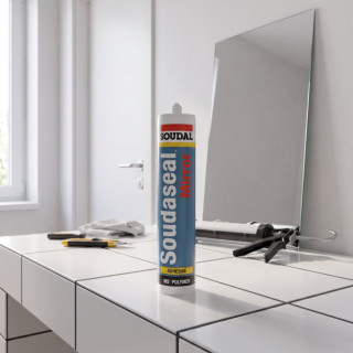SELLADOR MS PARA ESPEJOS SOUDASEAL MIRROR. POLÍMERO MS. CARTUCHO. GRIS. 300 ML 2
