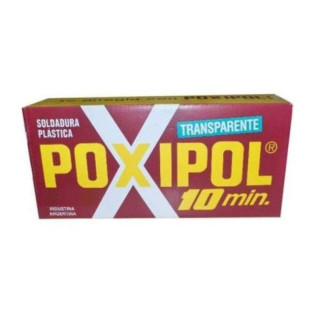 ADHESIVO EPOXI BICOMPONENTE. TRANSPARENTE. CURADO RÁPIDO. 14 ML - POXIPOL