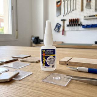 ADHESIVO INSTANTÁNEO DE CIANOCRILATO. ALTA VISCOSIDAD. MATERIALES POCO POROSOS. 20 ML 2