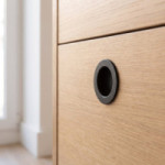 TIRADOR EMBUTIR ZMK KONA Ø35 D40 NEGRO MATE