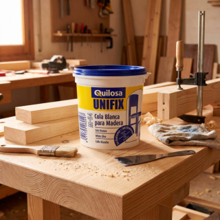 COLA BLANCA UNIFIX M-54. PVA. PARA MADERA. BLANCO. 1 KG - QUILOSA 2