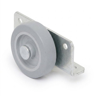 RUEDA Ø50 G/GRIS GORI C/SOP.ANGULAR ZINCADO 2