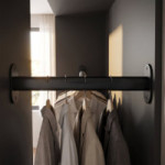 TUBO OVALADO PARA ARMARIO 30X15 MM NEGRO 3 M ACERO