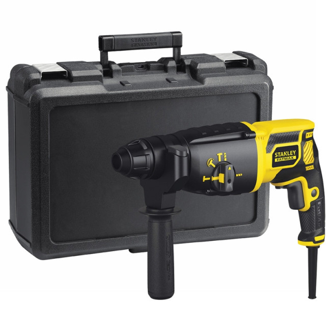 MARTILLO PERFORADOR SDS-PLUS SFMEH200K-QS. 750 W. CON CABLE. PLÁSTICO TÉCNICO. MALETÍN RÍGIDO - STANLEY