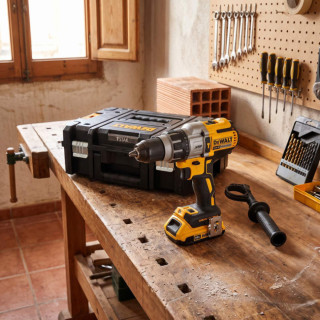 TALADRO PERCUTOR INALÁMBRICO DCD996NT-XJ. 18 V. SIN ESCOBILLAS. PAR MÁXIMO 66NM. PORTABROCAS 13MM - DEWALT 2