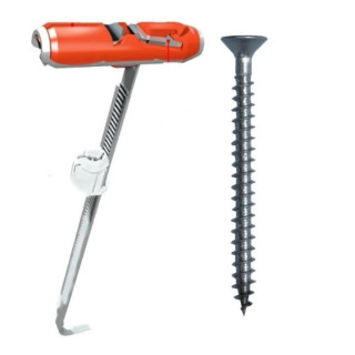 CAJA 25 TACOS FISCHER DUOTEC 10 CON TORNILLO PARA TORNILLO 4,5-5mm