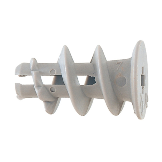 CAJA 100unds NYLON PLACA YESO FISCHER GK PARA TORNILLOS DE 4-5mm