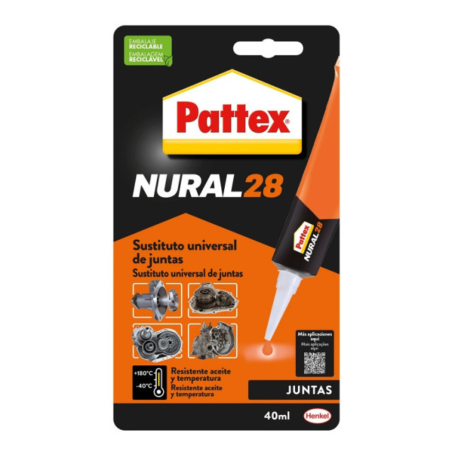 NURAL-28 SUSTITUTO DE JUNTAS 75ml. NARANJA 2716078