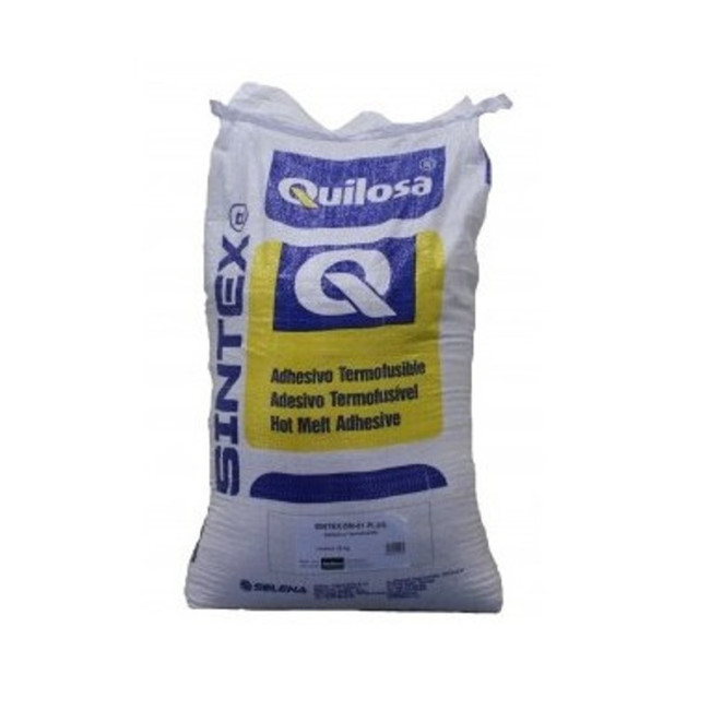 ADHESIVO TERMOFUSIBLE SINTEX DM-81 PLUS. COPOLÍMEROS EVA. CANTEADO. SACOS DE 25 KG - QUILOSA