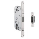 CERRADURA MAGNÉTICA EMBUTIDA MODELO CAITLIN PARA BOMBILLO EUROPEO - ACERO INOX SATINADO