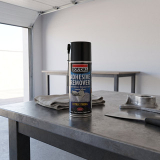 ELIMINADOR DE ADHESIVOS. AEROSOL. 400ML. LÍQUIDO TRANSPARENTE. MEZCLA A BASE DE DISOLVENTES - SOUDAL 2