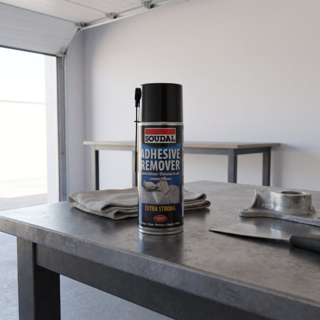 ELIMINADOR DE ADHESIVOS. AEROSOL. 400ML. LÍQUIDO TRANSPARENTE. MEZCLA A BASE DE DISOLVENTES - SOUDAL