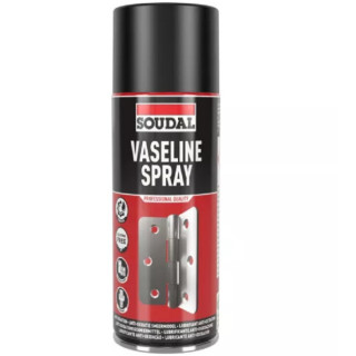 VASELINA EN SPRAY. AEROSOL. LUBRICANTE Y PROTECTOR ANTICORROSIVO. PARA METALES Y SINTÉTICOS. 400 ML - SOUDAL