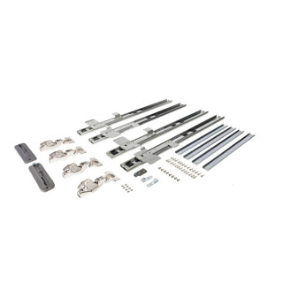 SISTEMA ESCAMOTEABLE TRACK PRO 450MM 2KIT MAX 25KG / ALTURA MIN 1000-MAX 2000MM