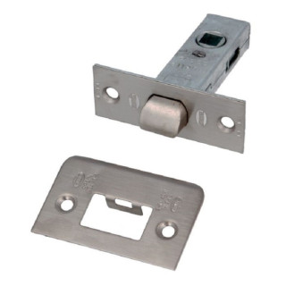 PICAPORTE TUBU C/REC Nº12/45mm INOXIDABLE CUDRADILLO 8mm.FRENTE 67X26mm