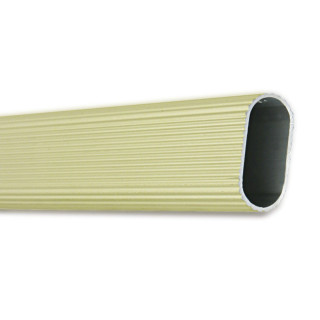 TUBO STOR ALUMINIO OVALADO 28-15 3M. ORO