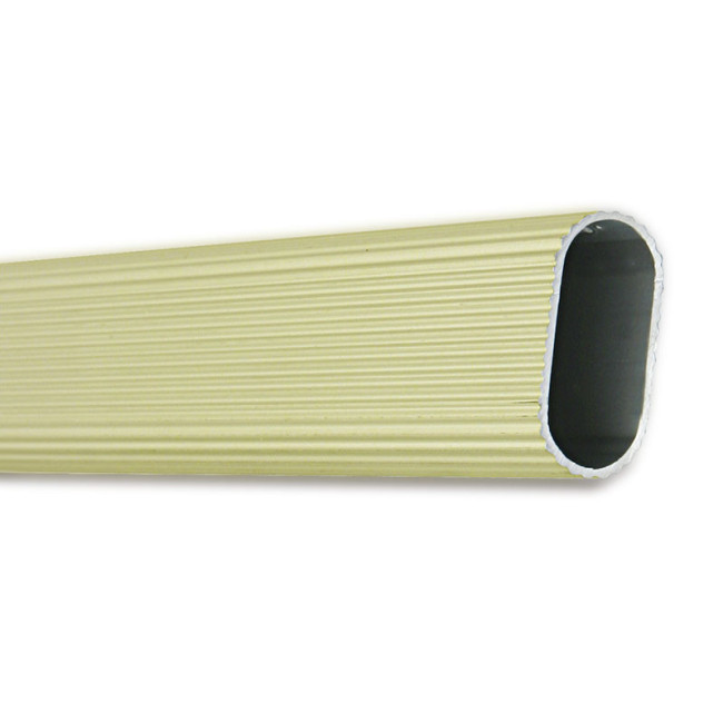 TUBO STOR ALUMINIO OVALADO 28-15 3M. ORO