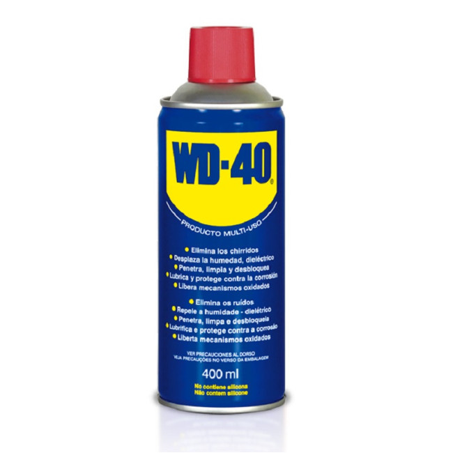 SPRAY ACEITE LUBRICANTE. AEROSOL. MULTIUSO. ENVASE METÁLICO. 400 ML - WD-40