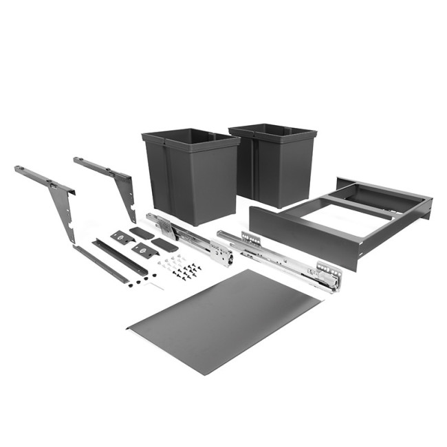 CUBO BASURA GILA-B M600 2X17L. ANT