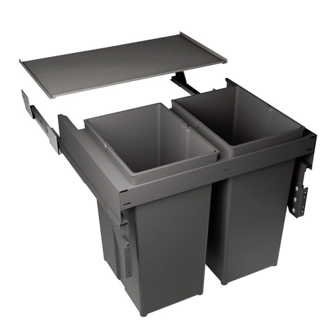 CUBO BASURA GILA-B M600 2X17L. ANT