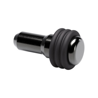 SOPORTE PARA ESTANTE. ACERO-GOMA. NEGRO. LONGITUD 18MM. TALADRO DIÁMETRO 5MM MM - ITALIANA FERRAMENTA