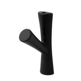 PERCHA STICK NEGRO MATE, NIQUEL SATINADO, BLANCO MATE 2