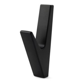 PERCHA KLAMP NEGRO MATE, NIQUEL SATINADO, BLANCO MATE, LATON SATINADO