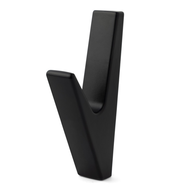 PERCHA KLAMP NEGRO MATE, NIQUEL SATINADO, BLANCO MATE, LATON SATINADO