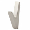 PERCHA KLAMP NEGRO MATE, NIQUEL SATINADO, BLANCO MATE, LATON SATINADO