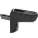 SOPORTE ESTANTE CRISTAL LOOK Ø 3-7,7 ANTRACITA, BLANCO, NEGRO