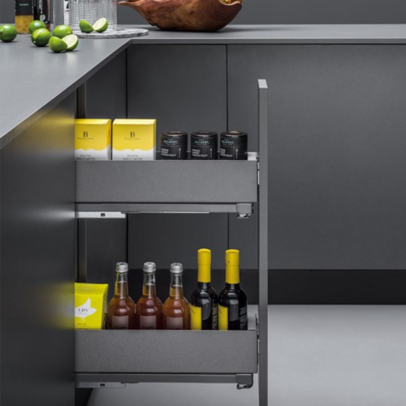 Serie Lamina Botellero Con cierre amortiguado