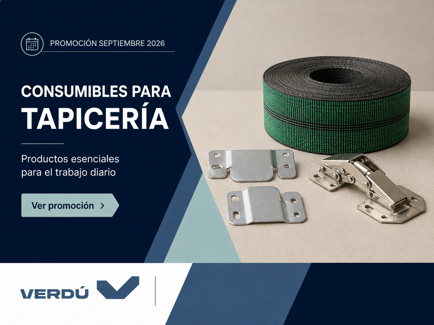 Promoción de consumibles para tapicería septiembre 2026